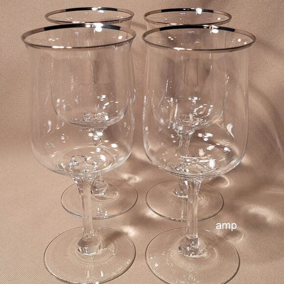 Lenox Desire (Lot of 4) Water Goblets (7 1/8" tall) PERFECT! - Picture 1 of 3